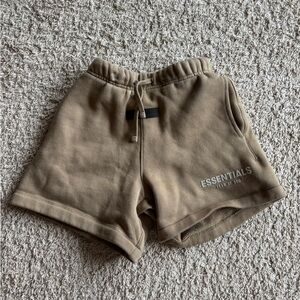 Fear of God Essentials Kids Brown Shorts